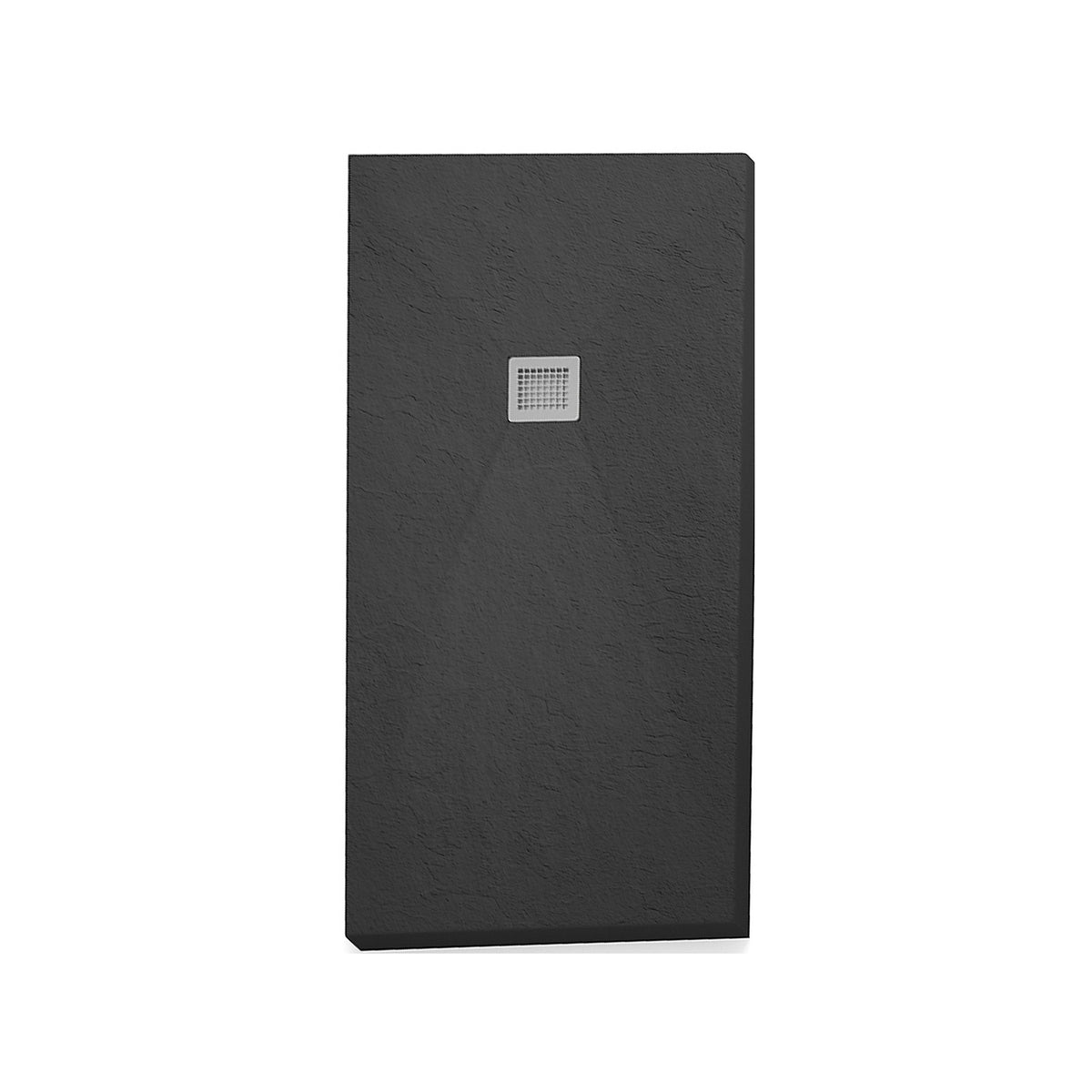 Plato de ducha Ibiz Plus Get Up & Design en acabado antracita RAL 7016, de frente y completo