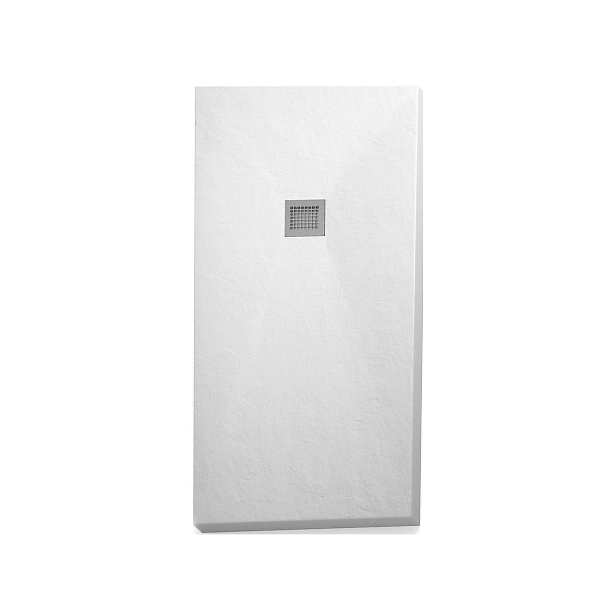 Plato de ducha Ibiz Plus Get Up & Design en acabado blanco RAL 9003, de frente y completo