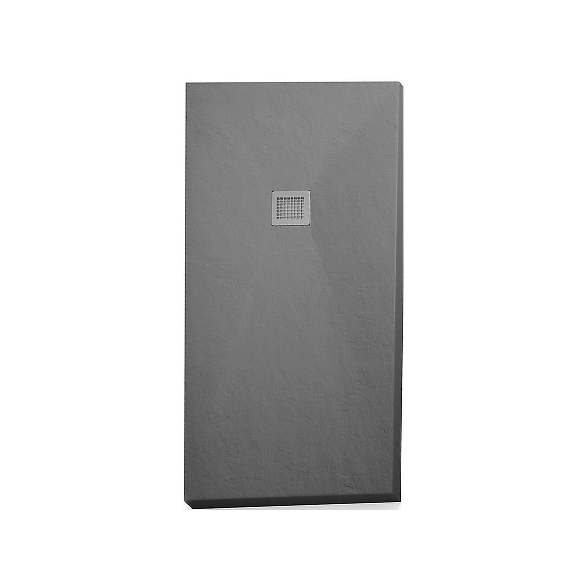 Plato de ducha Ibiz Plus Get Up & Design en acabado mist RAL 7037, de frente y completo