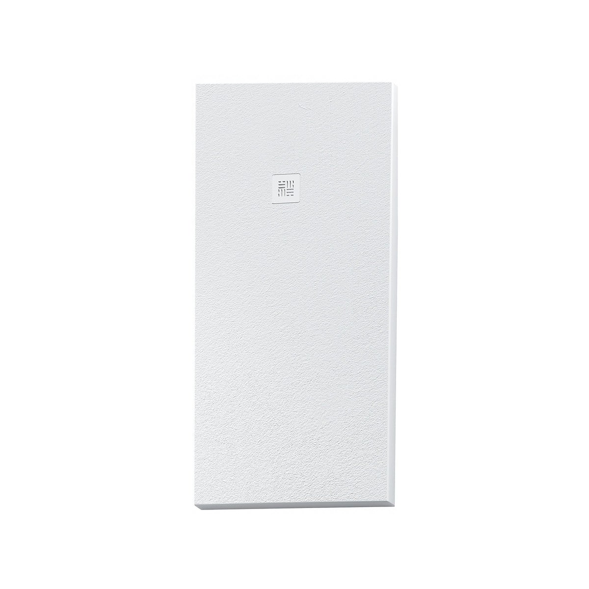 Plato de ducha Forment Get Up & Design en acabado blanco RAL 9003, de frente y completo
