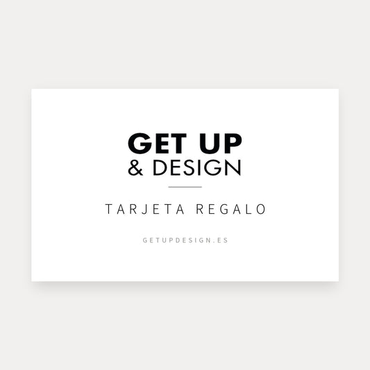 Tarjeta regalo de Get Up & design interiorismo
