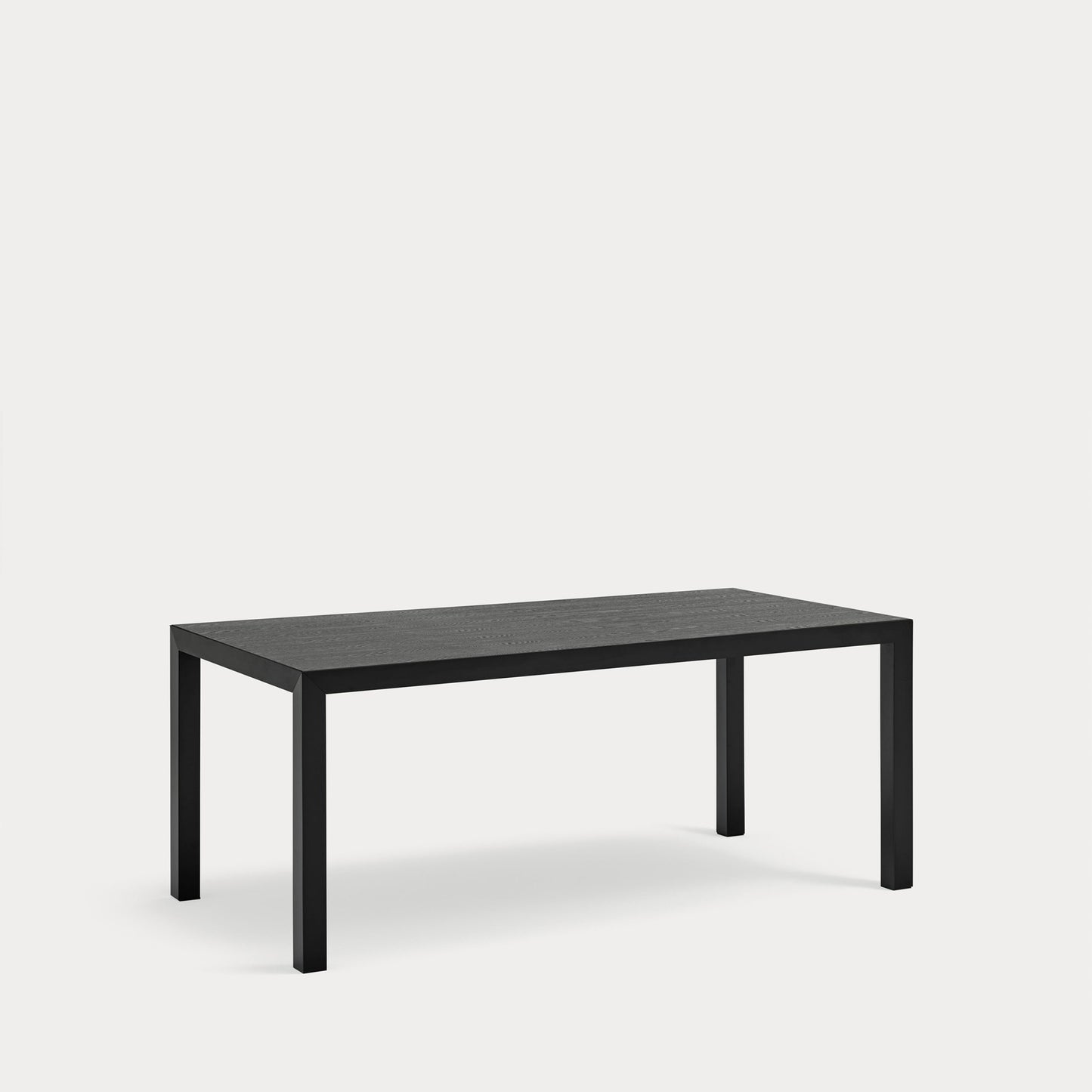 Mesa de Comedor Alma 180 cm Roble y Metal | Teulat - Negro/Negro (extra 1)