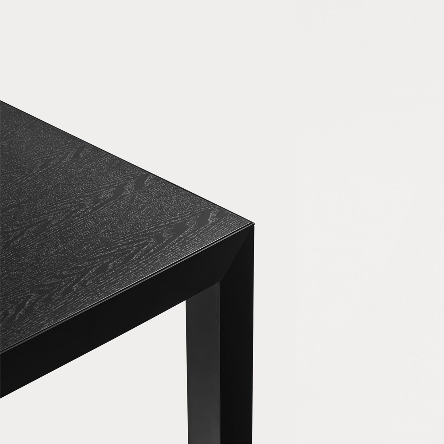 Mesa de Comedor Alma 180 cm Roble y Metal | Teulat - Negro/Negro (extra 2)
