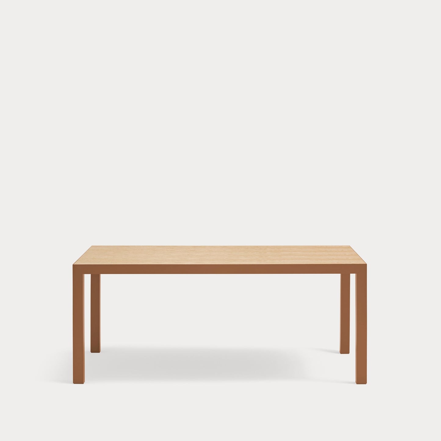 Mesa de Comedor Alma 180 cm Roble y Metal | Teulat - Roble/Arcilla