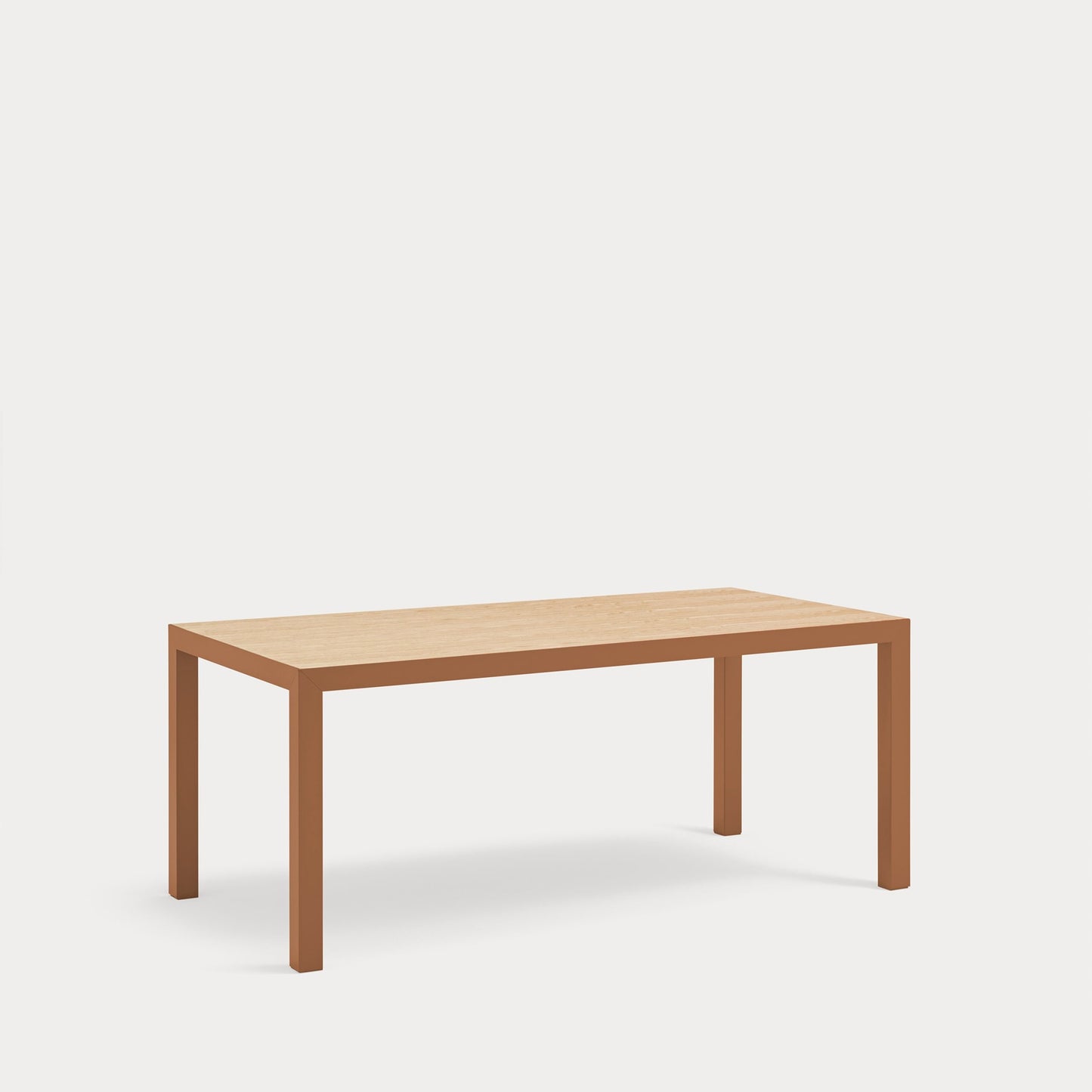 Mesa de Comedor Alma 180 cm Roble y Metal | Teulat - Roble/Arcilla (extra 1)
