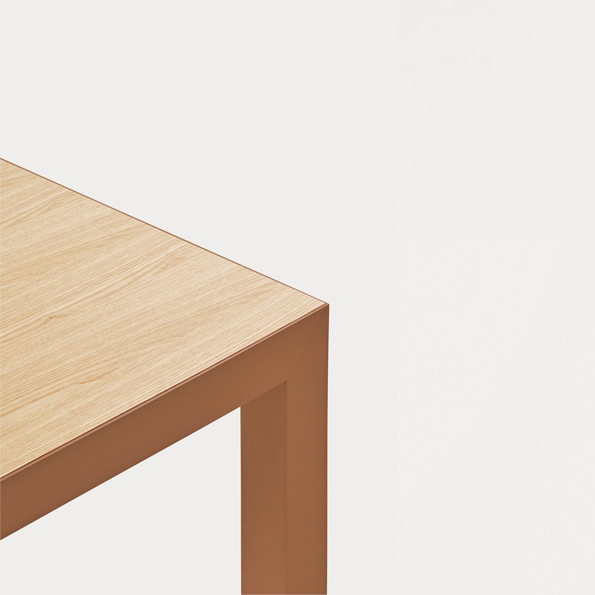 Mesa de Comedor Alma 180 cm Roble y Metal | Teulat - Roble/Arcilla (extra 2)