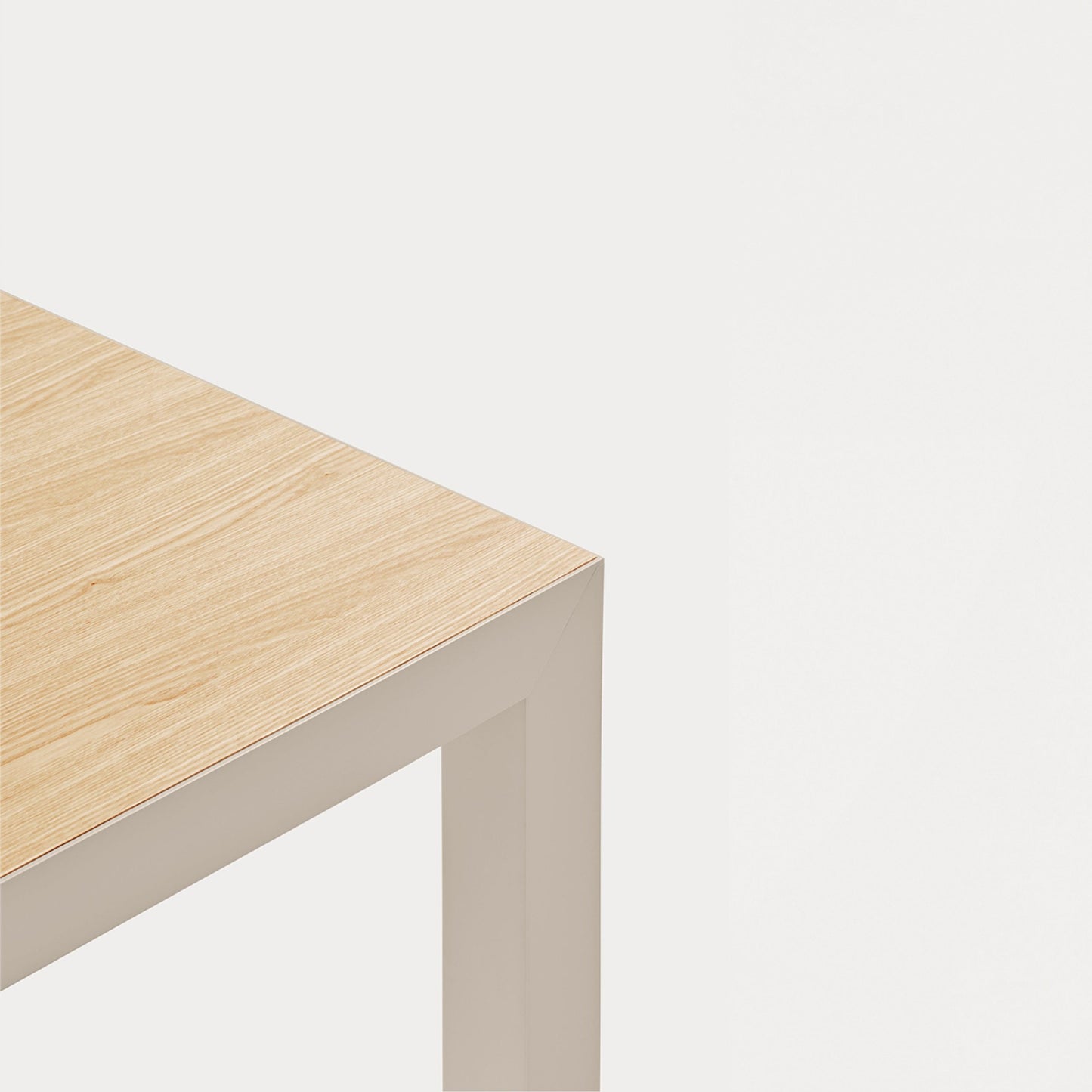 Mesa de Comedor Alma 180 cm Roble y Metal | Teulat - Roble/Arena (extra 2)