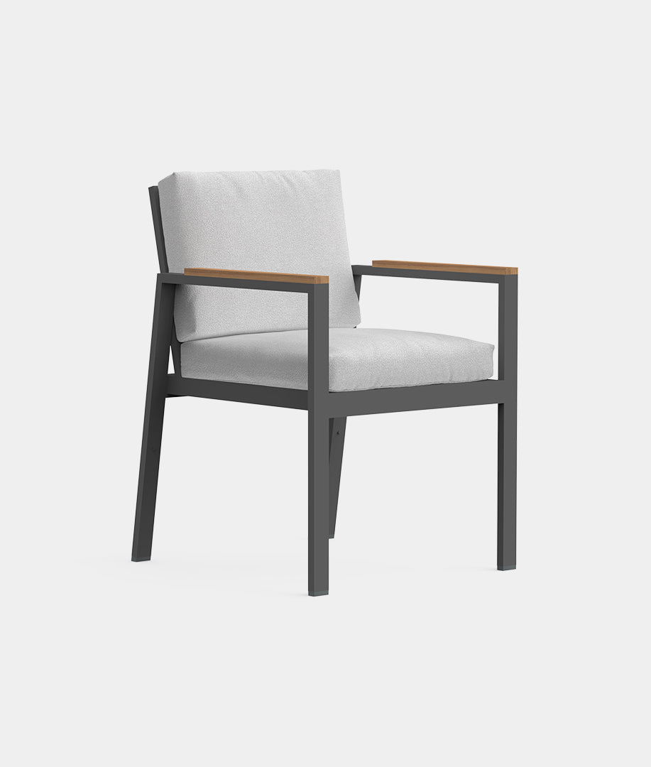 Silla con Brazos de Exterior GANDIA BLASCO TIMELESS Madera de Teca Diseño J.A. Gandía-Blasco & Borja García