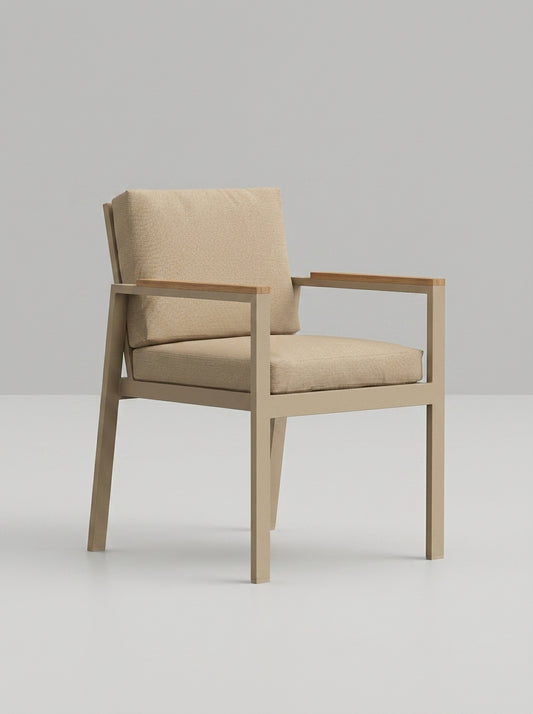Silla con Brazos de Exterior GANDIA BLASCO TIMELESS Madera de Teca Diseño J.A. Gandía-Blasco & Borja García