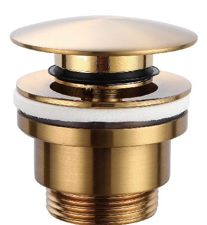 Válvula Click-Clack Universal IMEX Oro Cepillado PVD Ref. VCC014