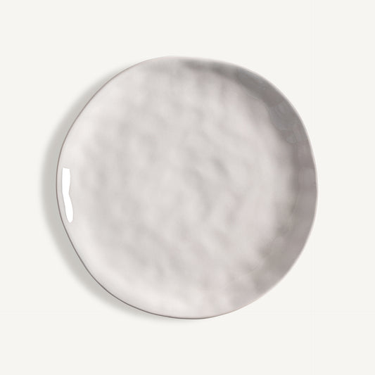 Plato Candela 26 cm VICAL | Plato de porcelana blanco roto · vista 1