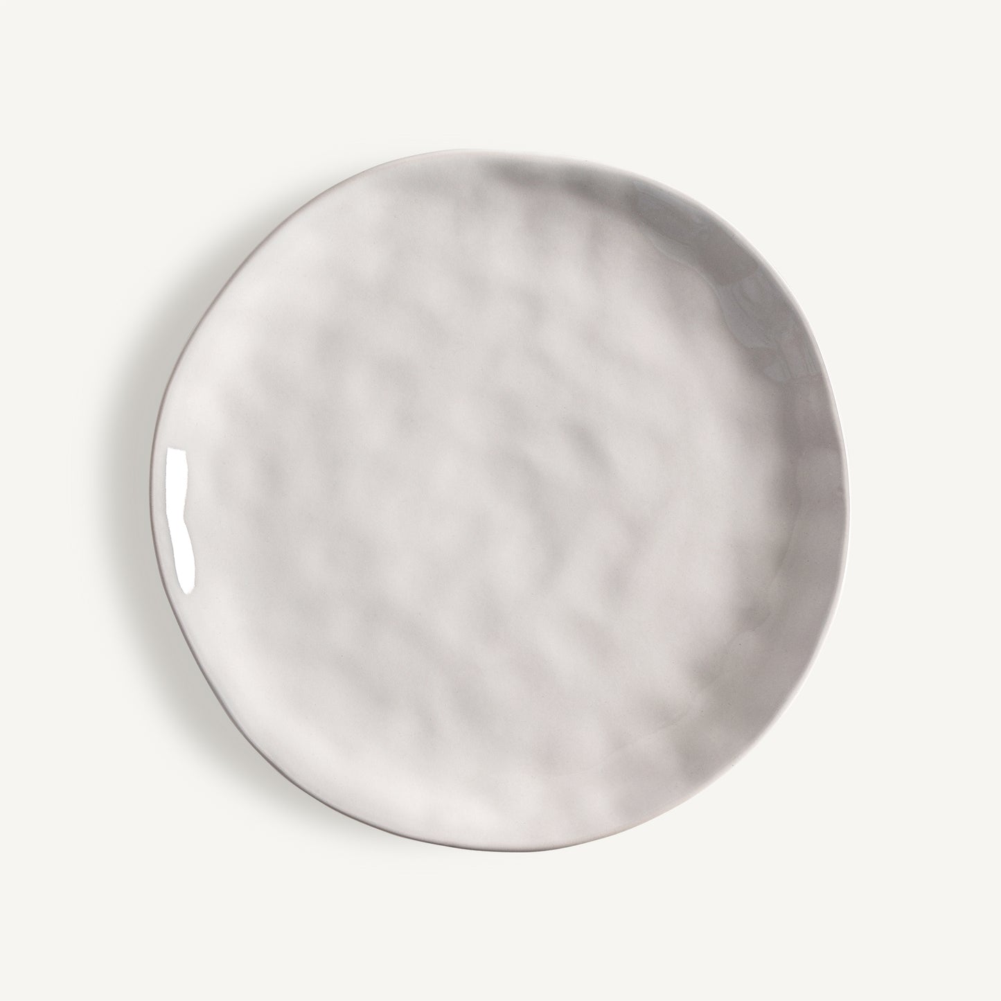 Plato Candela 20 cm VICAL | Plato de porcelana blanco roto · vista 1