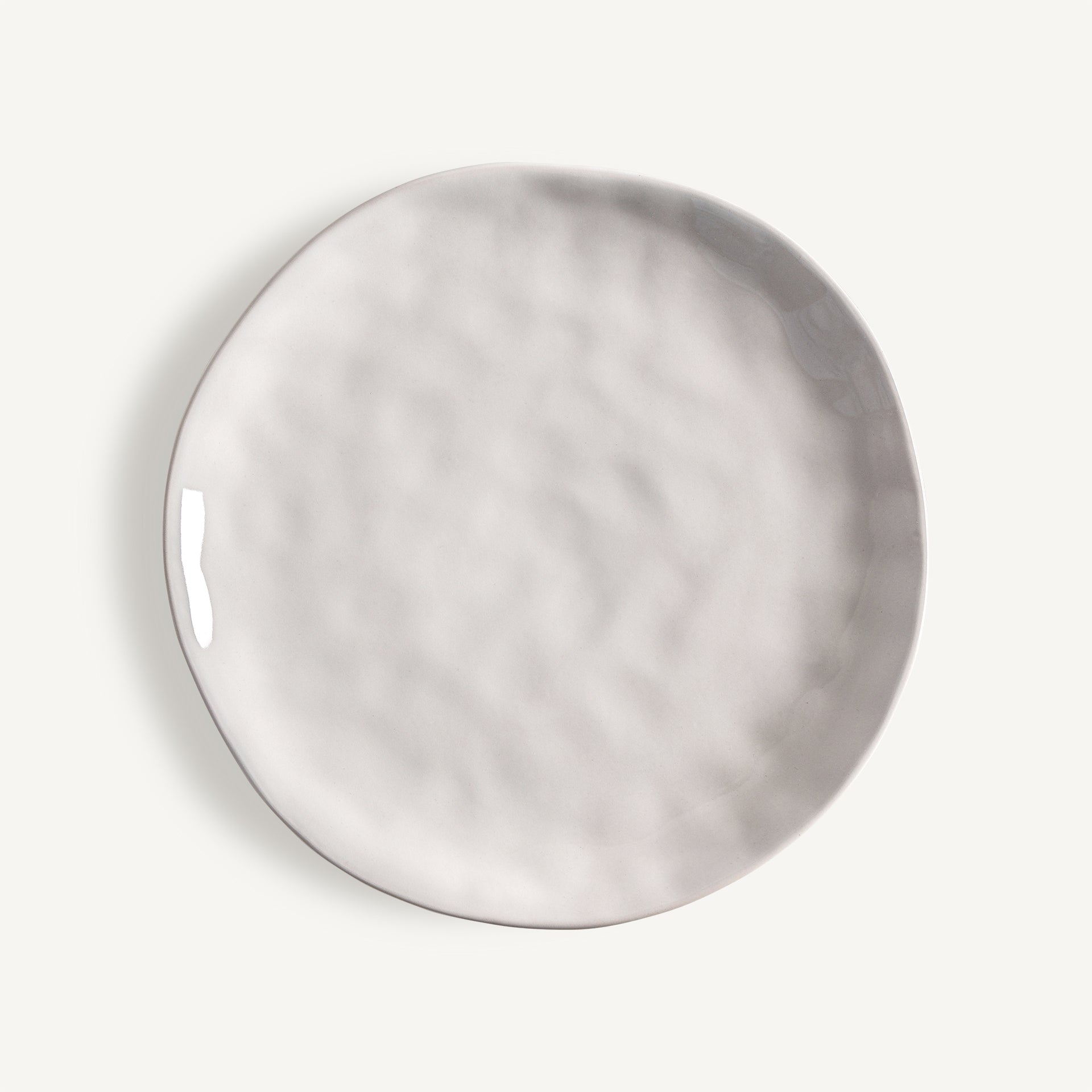 Plato Candela 20 cm VICAL | Plato de porcelana blanco roto · vista 1