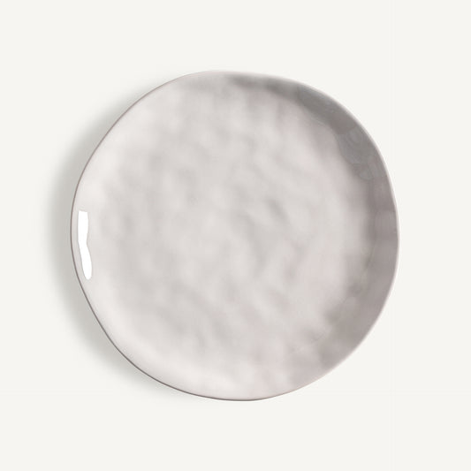 Plato Candela 20 cm VICAL | Plato de porcelana blanco roto · vista 1