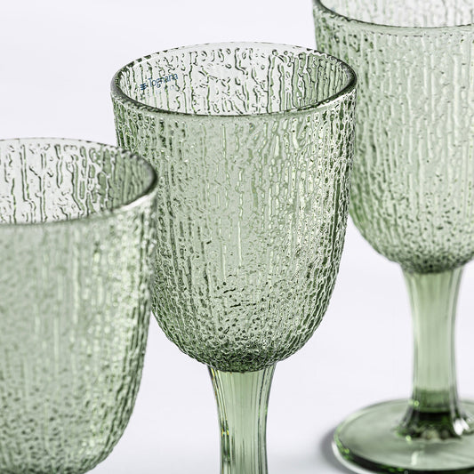 Vaso Moss alto VICAL | Set de vasos de cristal verde · vista 2