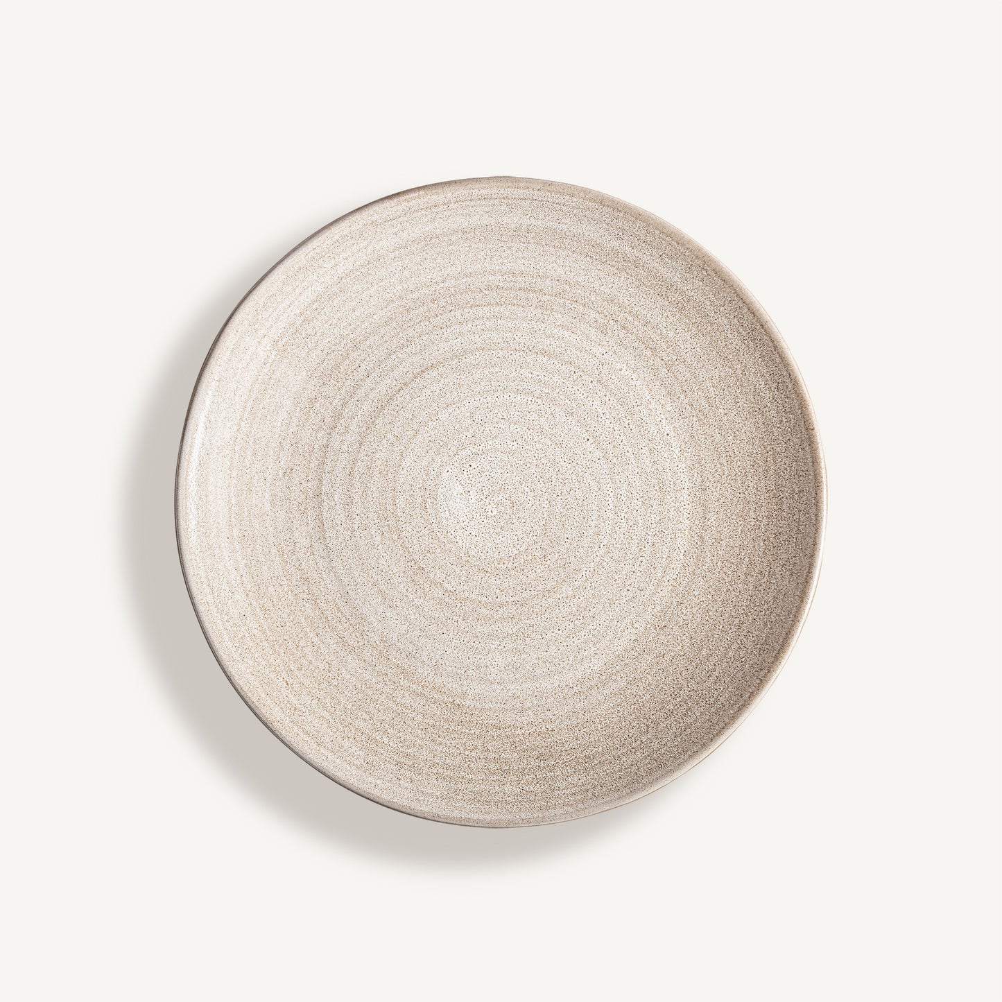 Plato Mulcey 22 cm VICAL | Plato de porcelana beige · vista 1