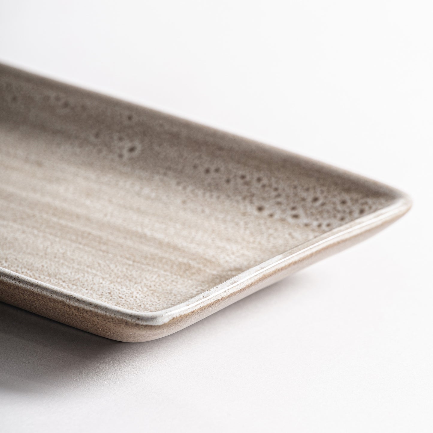 Plato Murcey rectangular VICAL | Plato de porcelana beige · vista 4