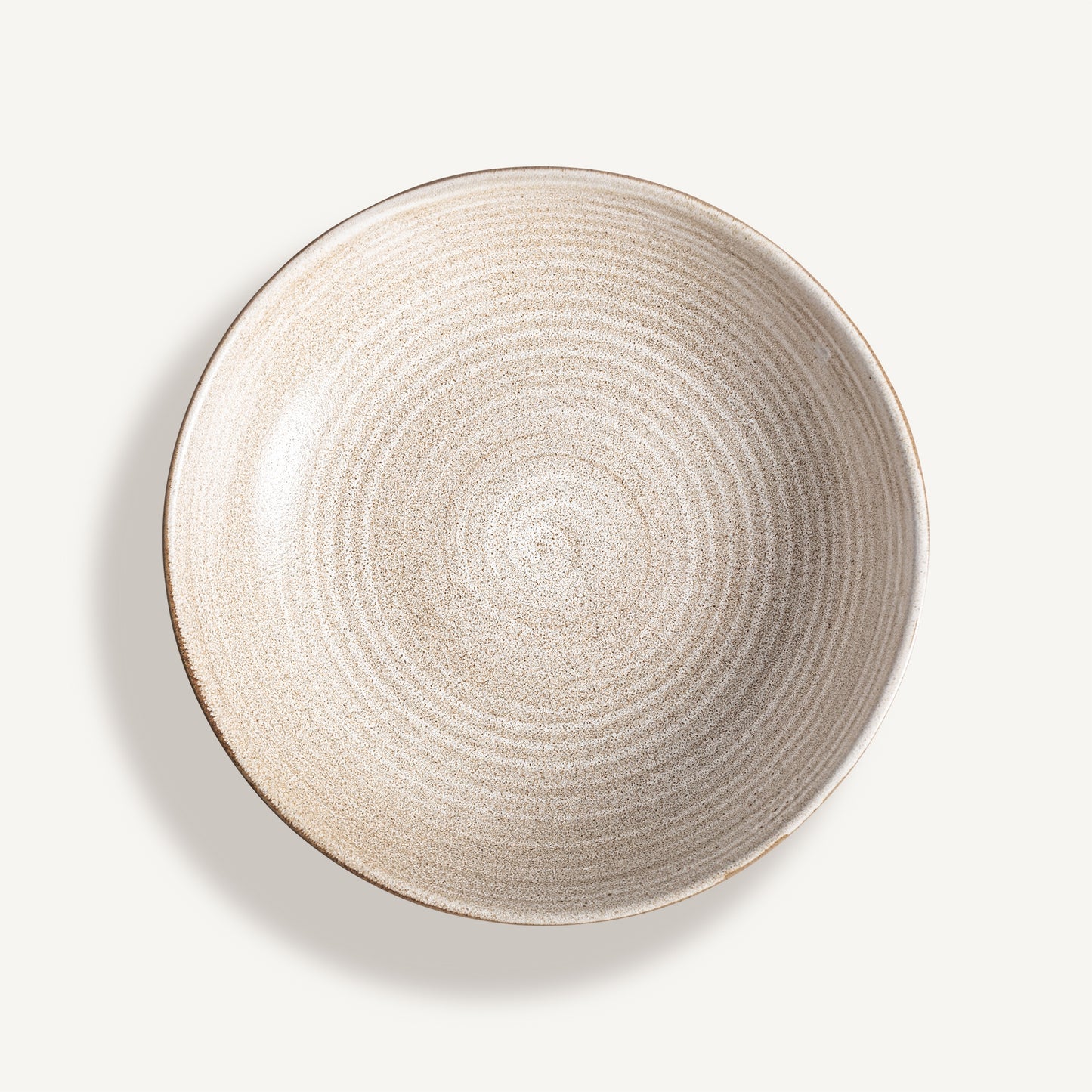 Plato Murcey 23 cm VICAL | Plato de porcelana beige · vista 1