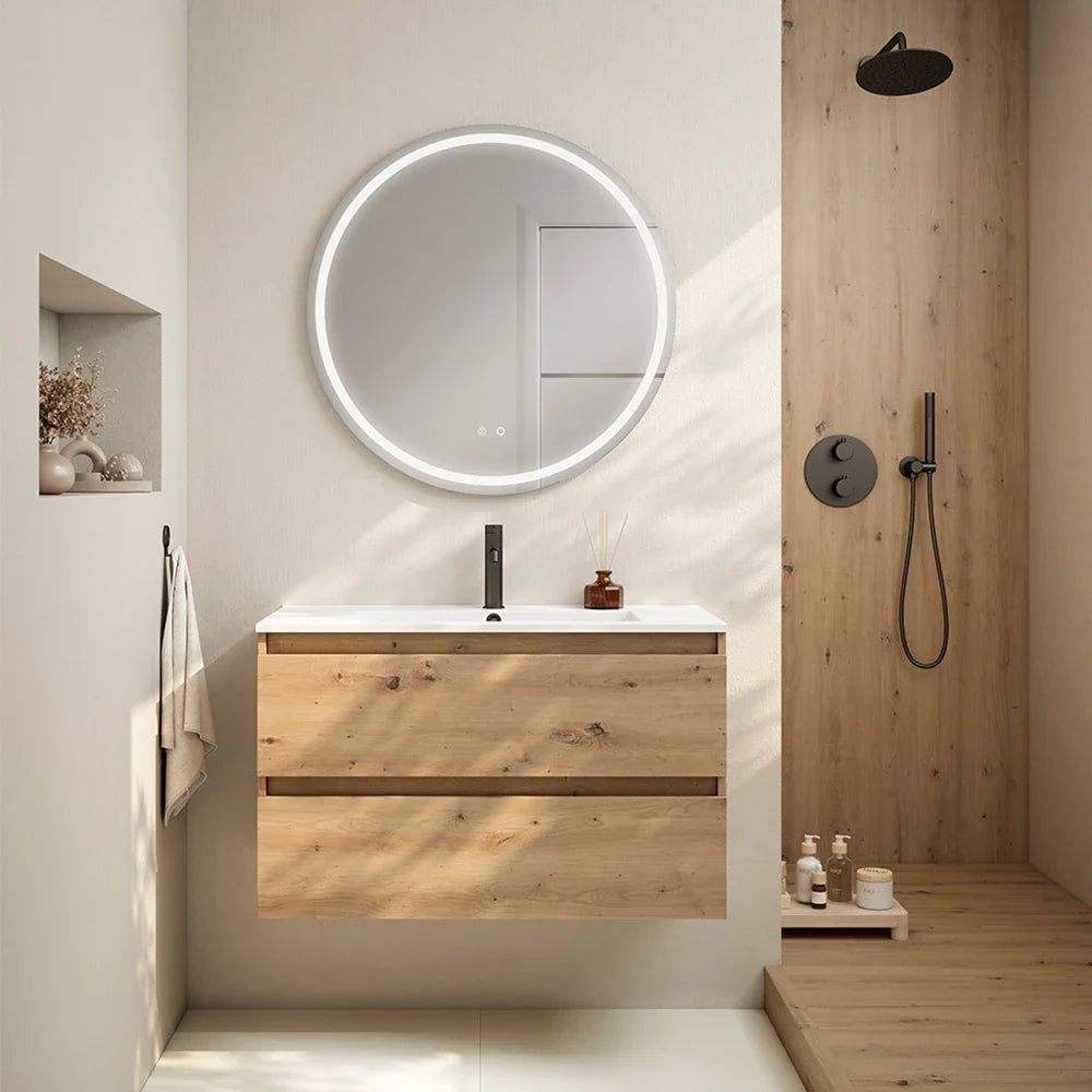 Mueble de Baño Suspendido Visobath ARCO Roble Natural