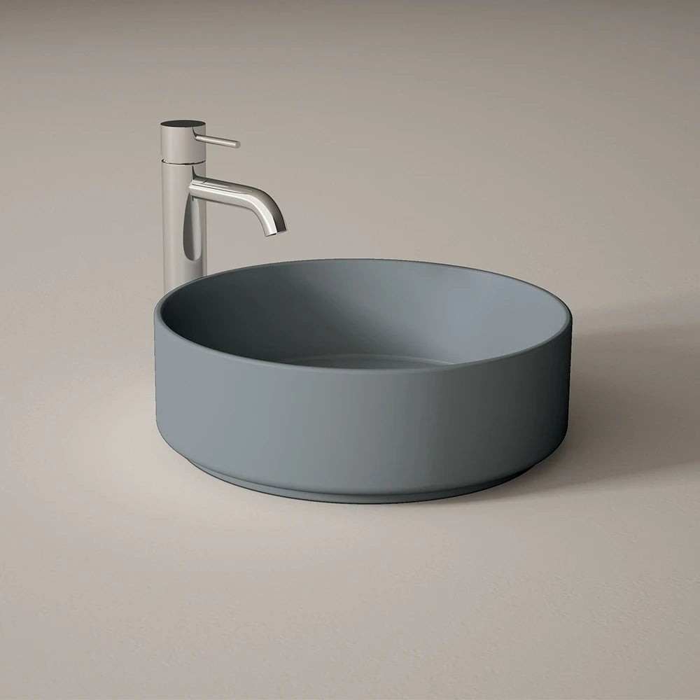 Lavabo Rectangular Visobath Idea Match Acabado Avio (Azul Grisáceo)