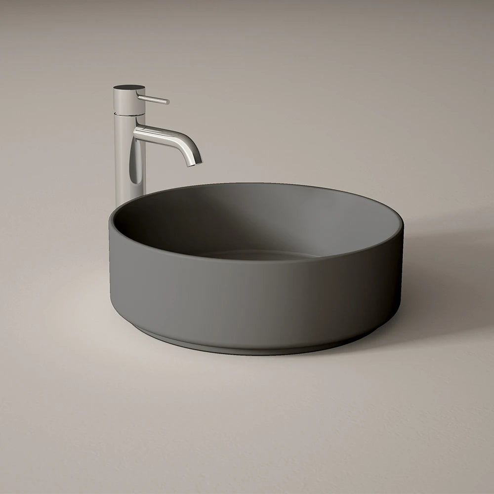 Lavabo Rectangular Visobath Idea Match Acabado Ceniza (Gris Antracita)