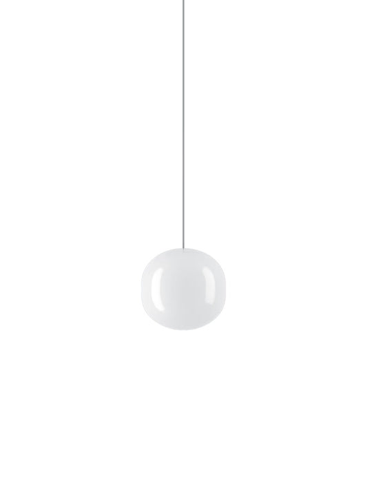 Lámpara Colgante LODES Volum 14 Ø14cm Blanco Brillo