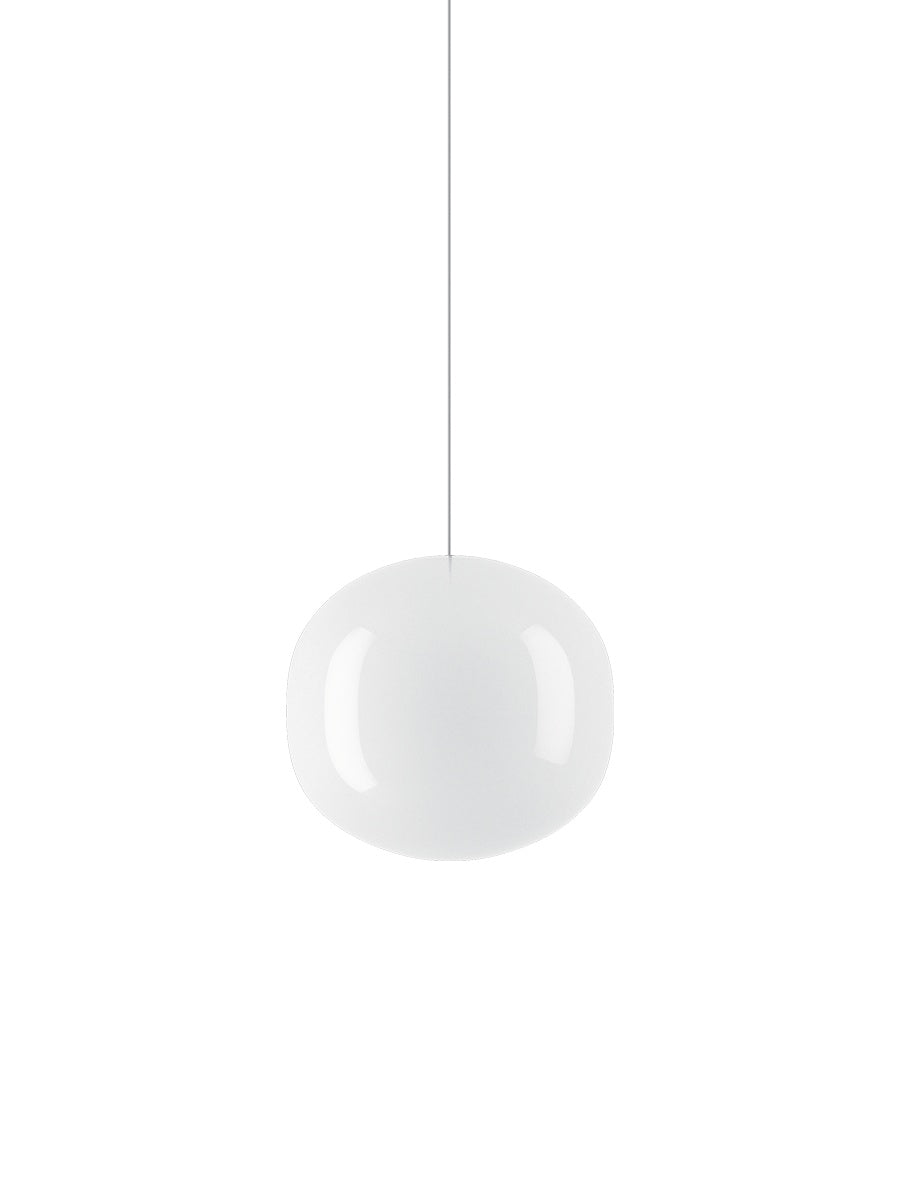 Lámpara Colgante LODES Volum 22 Ø22cm Blanco Brillo
