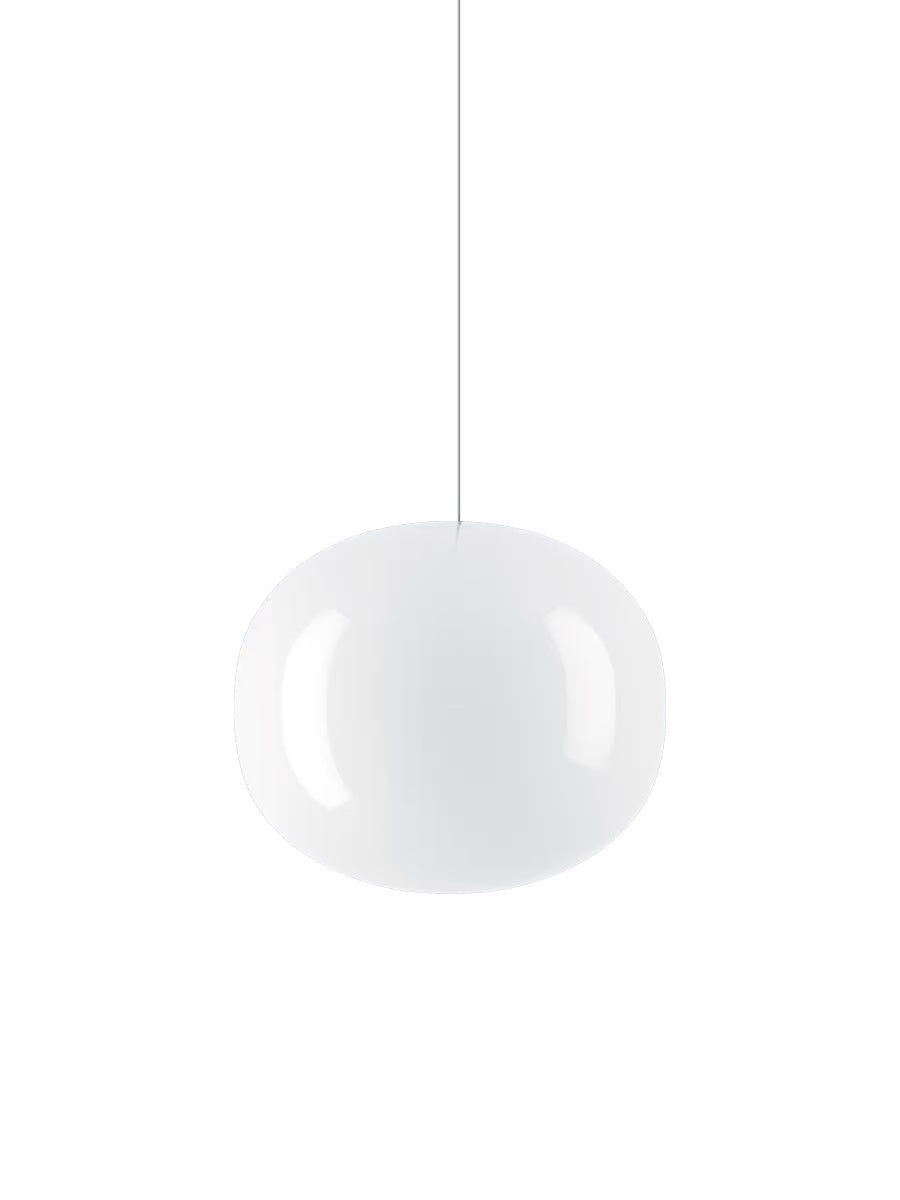 Lámpara Colgante LODES Volum 29 Ø29cm Blanco Brillo